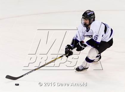 Thumbnail 2 in Woburn Memorial vs Springfield Cathedral (MIAA Super 8 Game 1) photogallery.