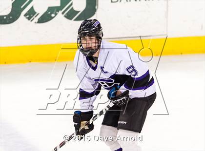 Thumbnail 2 in Woburn Memorial vs Springfield Cathedral (MIAA Super 8 Game 1) photogallery.