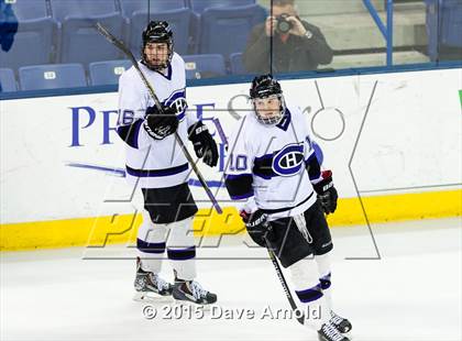 Thumbnail 3 in Woburn Memorial vs Springfield Cathedral (MIAA Super 8 Game 1) photogallery.