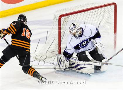Thumbnail 1 in Woburn Memorial vs Springfield Cathedral (MIAA Super 8 Game 1) photogallery.