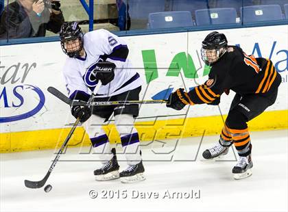 Thumbnail 1 in Woburn Memorial vs Springfield Cathedral (MIAA Super 8 Game 1) photogallery.