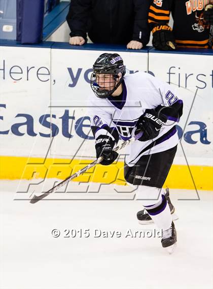 Thumbnail 3 in Woburn Memorial vs Springfield Cathedral (MIAA Super 8 Game 1) photogallery.