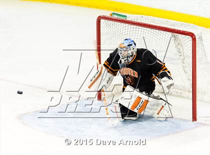 Thumbnail 3 in Woburn Memorial vs Springfield Cathedral (MIAA Super 8 Game 1) photogallery.