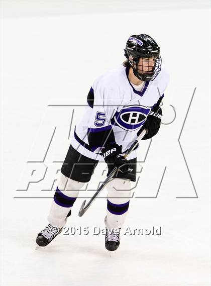Thumbnail 2 in Woburn Memorial vs Springfield Cathedral (MIAA Super 8 Game 1) photogallery.