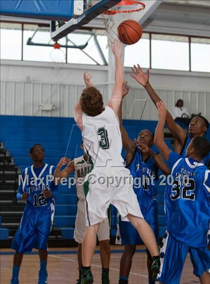 Thumbnail 2 in Garland Christian Academy vs Trinity Christian JV (Lake Country Classic) photogallery.