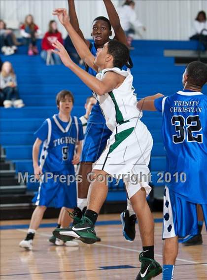 Thumbnail 3 in Garland Christian Academy vs Trinity Christian JV (Lake Country Classic) photogallery.