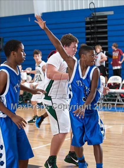 Thumbnail 1 in Garland Christian Academy vs Trinity Christian JV (Lake Country Classic) photogallery.