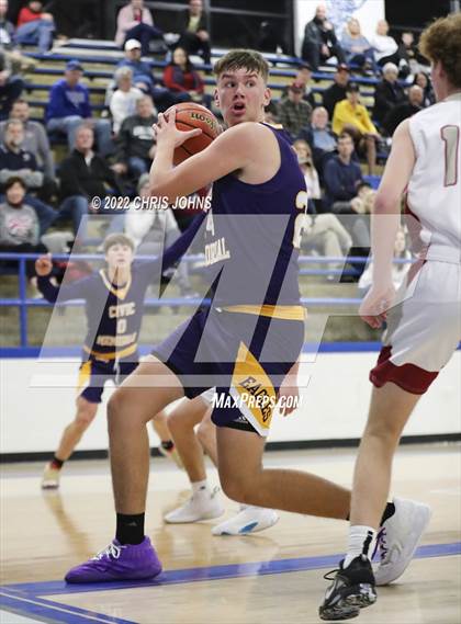 Thumbnail 2 in Gibault Catholic vs Civic Memorial (Freeburg/Columbia Holliday Tournament) photogallery.