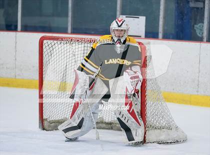Thumbnail 2 in St. John-Vianney vs Monroe Township photogallery.