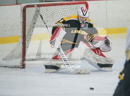 Thumbnail 2 in St. John-Vianney vs Monroe Township photogallery.