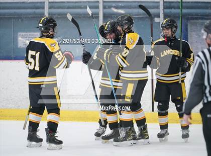 Thumbnail 2 in St. John-Vianney vs Monroe Township photogallery.
