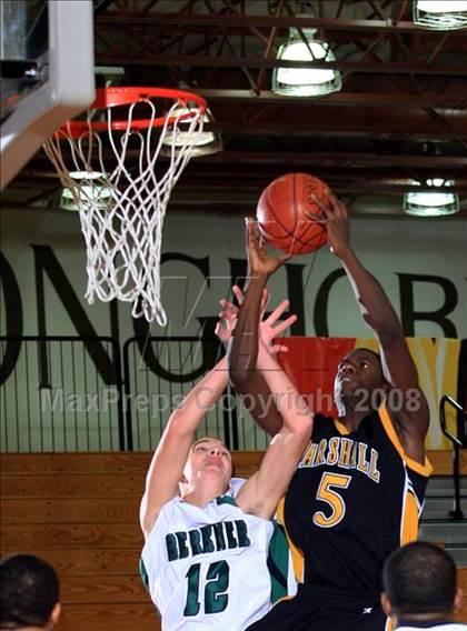 Thumbnail 2 in Marshall vs. Berkner (McDonald's Texas Invitational) photogallery.