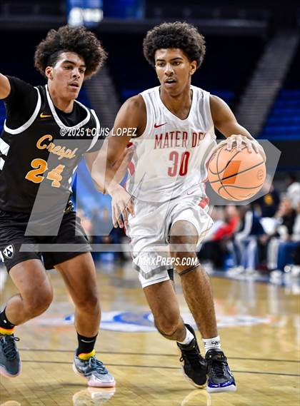 Thumbnail 2 in Crespi vs. Mater Dei photogallery.