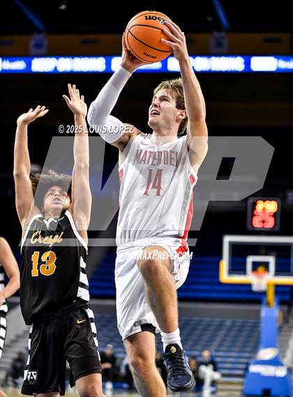 Thumbnail 2 in Crespi vs. Mater Dei photogallery.