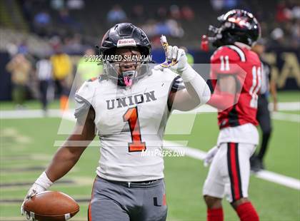 Thumbnail 1 in Union Parish vs. Many(LHSAA Division III Non-Select Final) photogallery.