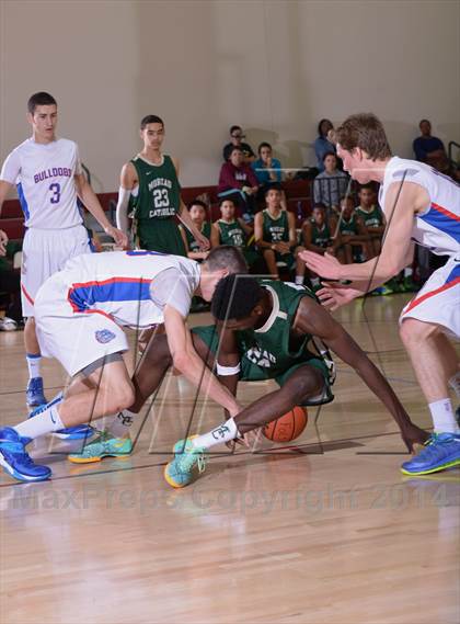 Thumbnail 2 in Moreau Catholic vs. Folsom (MaxPreps Holiday Classic) photogallery.