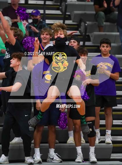 Thumbnail 1 in Western Boone vs. Guerin Catholic (IHSAA 3A Regional Championship) photogallery.