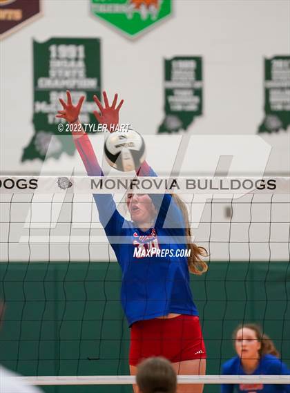 Thumbnail 1 in Western Boone vs. Guerin Catholic (IHSAA 3A Regional Championship) photogallery.