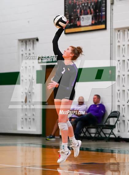 Thumbnail 1 in Western Boone vs. Guerin Catholic (IHSAA 3A Regional Championship) photogallery.