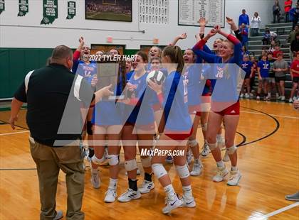 Thumbnail 3 in Western Boone vs. Guerin Catholic (IHSAA 3A Regional Championship) photogallery.