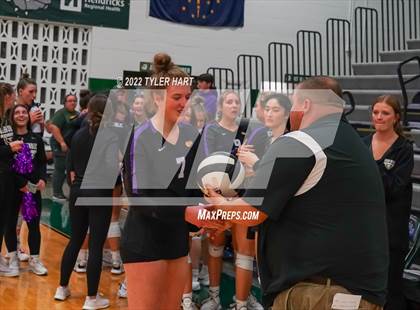 Thumbnail 1 in Western Boone vs. Guerin Catholic (IHSAA 3A Regional Championship) photogallery.