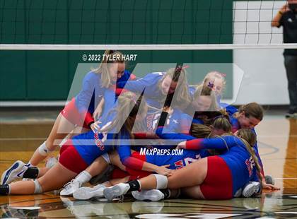 Thumbnail 1 in Western Boone vs. Guerin Catholic (IHSAA 3A Regional Championship) photogallery.