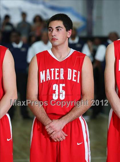 Thumbnail 3 in Mater Dei vs. St. John Bosco photogallery.