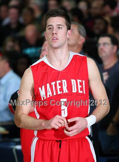 Thumbnail 3 in Mater Dei vs. St. John Bosco photogallery.