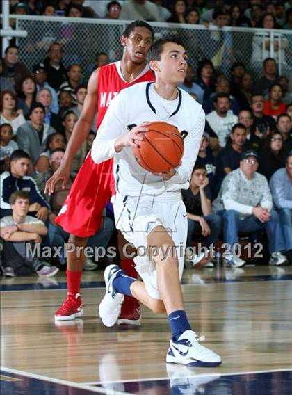 Thumbnail 3 in Mater Dei vs. St. John Bosco photogallery.