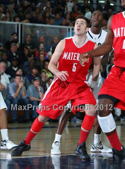 Thumbnail 1 in Mater Dei vs. St. John Bosco photogallery.