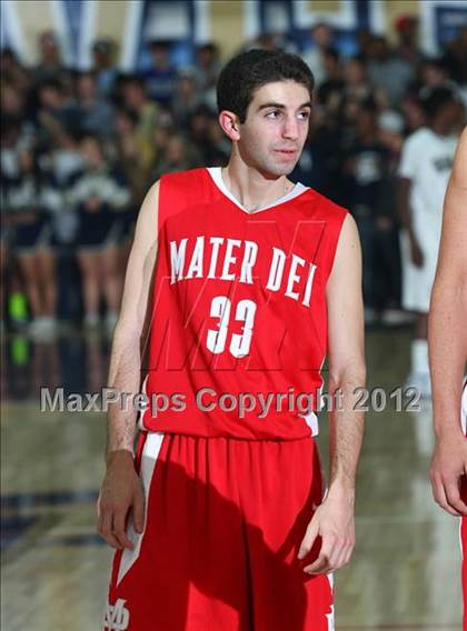 Thumbnail 3 in Mater Dei vs. St. John Bosco photogallery.