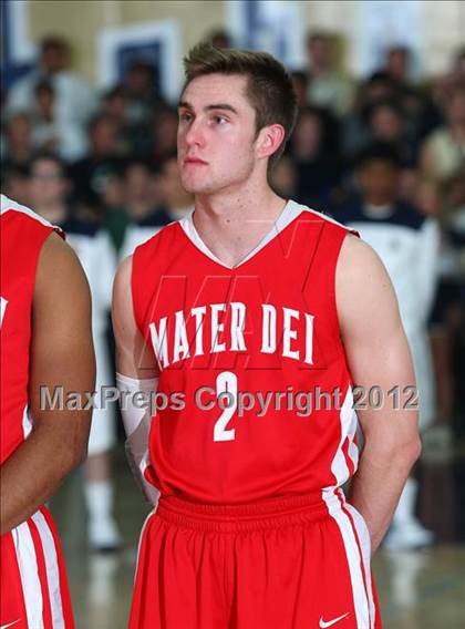 Thumbnail 3 in Mater Dei vs. St. John Bosco photogallery.