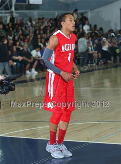 Thumbnail 1 in Mater Dei vs. St. John Bosco photogallery.