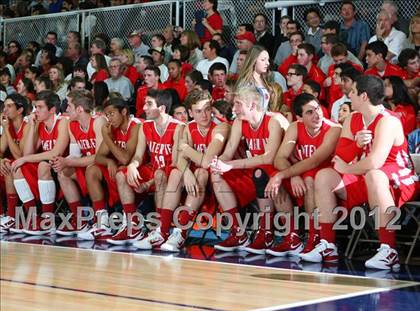 Thumbnail 3 in Mater Dei vs. St. John Bosco photogallery.