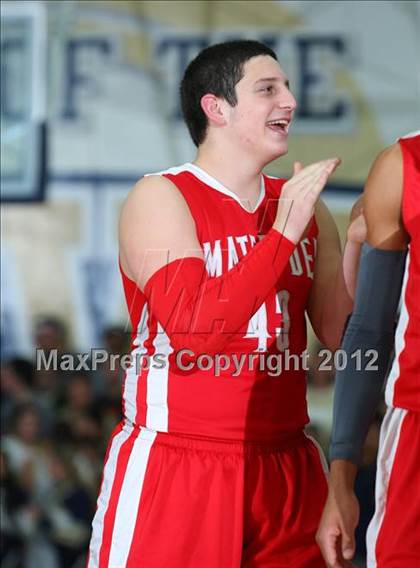 Thumbnail 3 in Mater Dei vs. St. John Bosco photogallery.