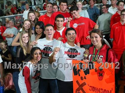Thumbnail 1 in Mater Dei vs. St. John Bosco photogallery.