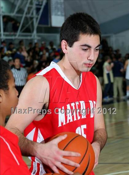 Thumbnail 2 in Mater Dei vs. St. John Bosco photogallery.