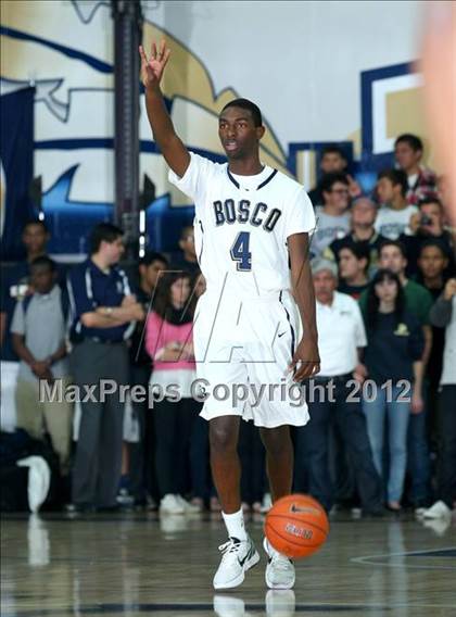 Thumbnail 1 in Mater Dei vs. St. John Bosco photogallery.