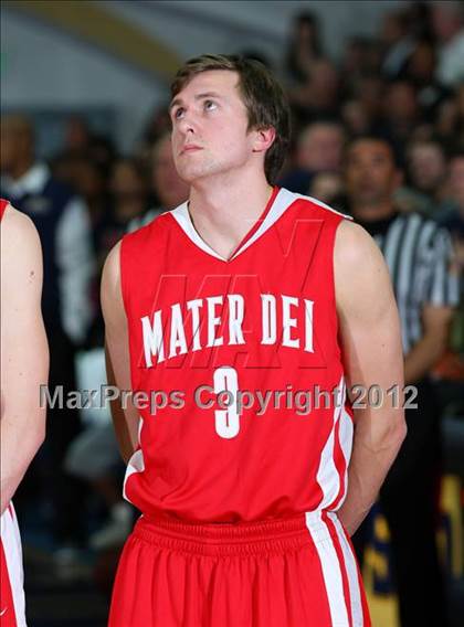 Thumbnail 1 in Mater Dei vs. St. John Bosco photogallery.