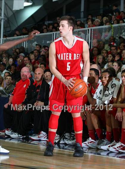 Thumbnail 1 in Mater Dei vs. St. John Bosco photogallery.