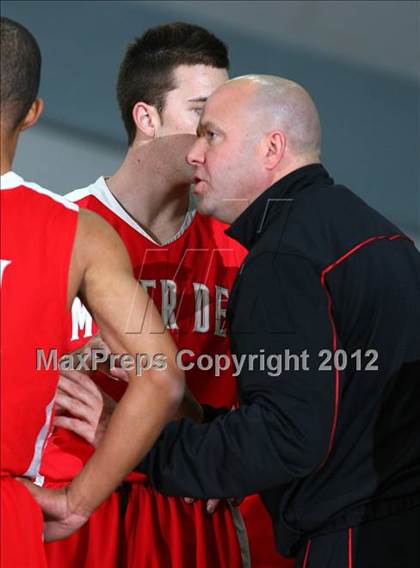 Thumbnail 2 in Mater Dei vs. St. John Bosco photogallery.