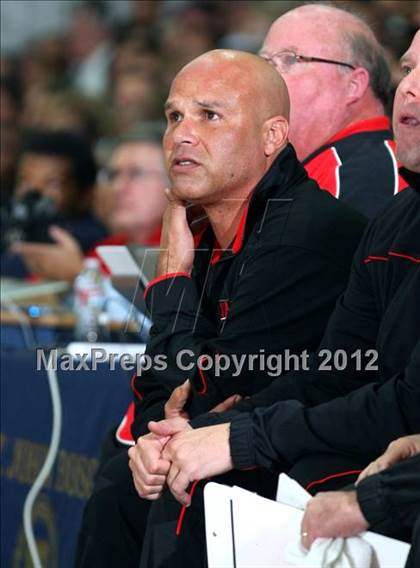 Thumbnail 1 in Mater Dei vs. St. John Bosco photogallery.