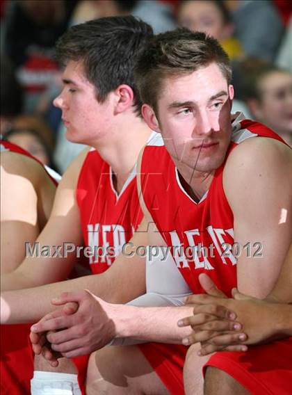 Thumbnail 3 in Mater Dei vs. St. John Bosco photogallery.