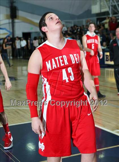 Thumbnail 1 in Mater Dei vs. St. John Bosco photogallery.