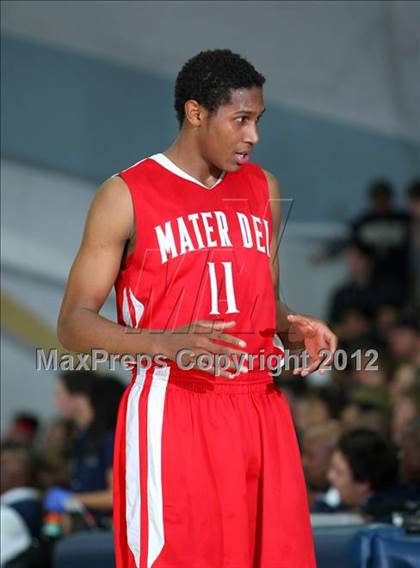 Thumbnail 2 in Mater Dei vs. St. John Bosco photogallery.