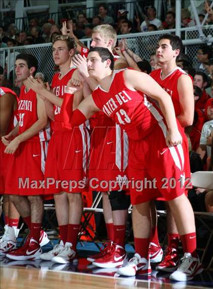 Thumbnail 2 in Mater Dei vs. St. John Bosco photogallery.