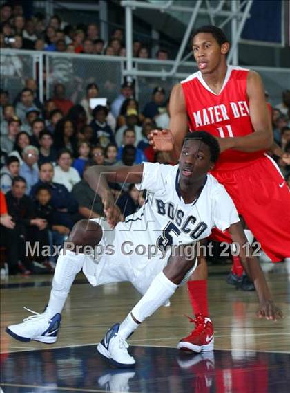 Thumbnail 2 in Mater Dei vs. St. John Bosco photogallery.