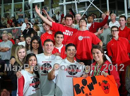 Thumbnail 3 in Mater Dei vs. St. John Bosco photogallery.