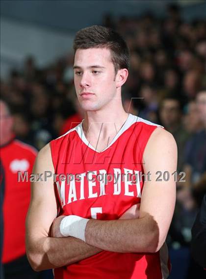 Thumbnail 2 in Mater Dei vs. St. John Bosco photogallery.