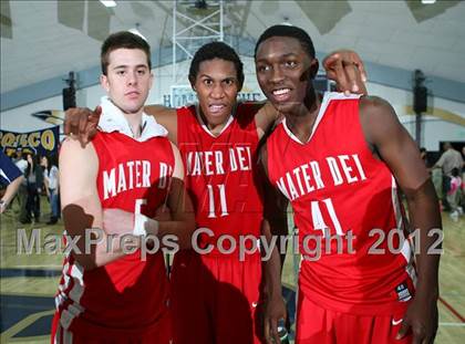 Thumbnail 1 in Mater Dei vs. St. John Bosco photogallery.